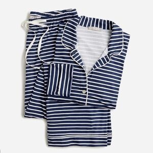 J. Crew Women’s Navy Striped Dreamy Pajama Set